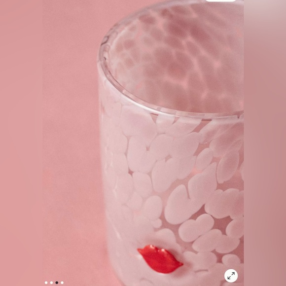 Anthropologie | Dining | Valentine Icon Juice Glass Lips | Poshmark